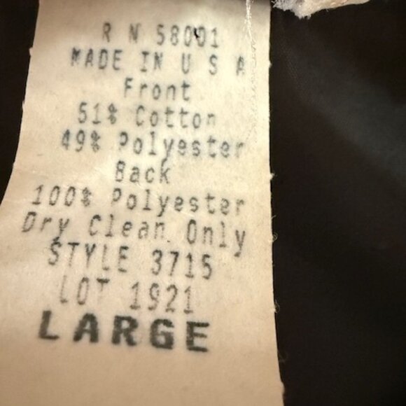 Vintage Alice Stuart Santa Christmas Tapestry Vest Santa Claus Holiday Size L - Picture 5 of 5